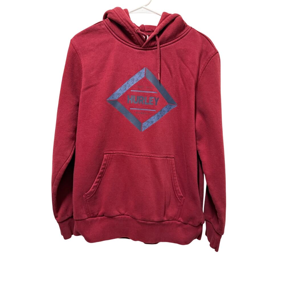 Hurley Red hoodie sweatshirt Unisex Size Medium